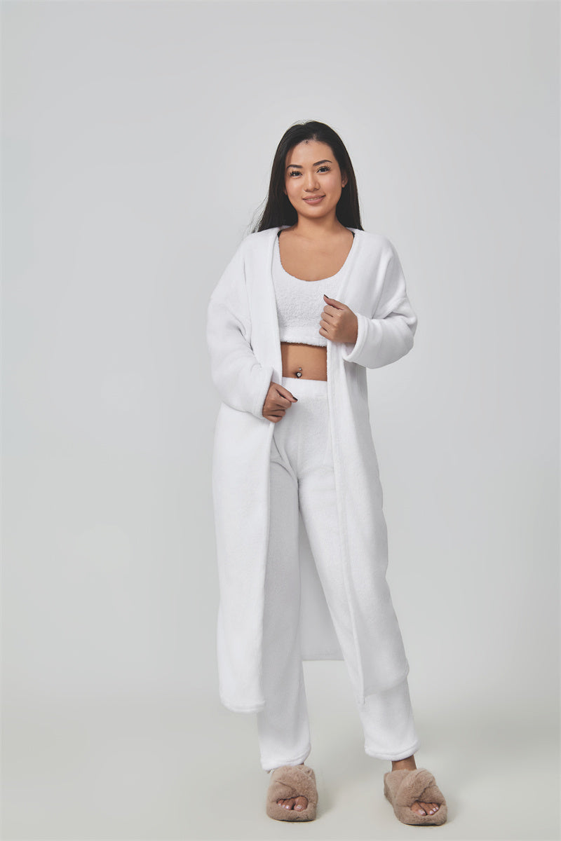 3-Piece Fuzzy Fleece Loungewear Set