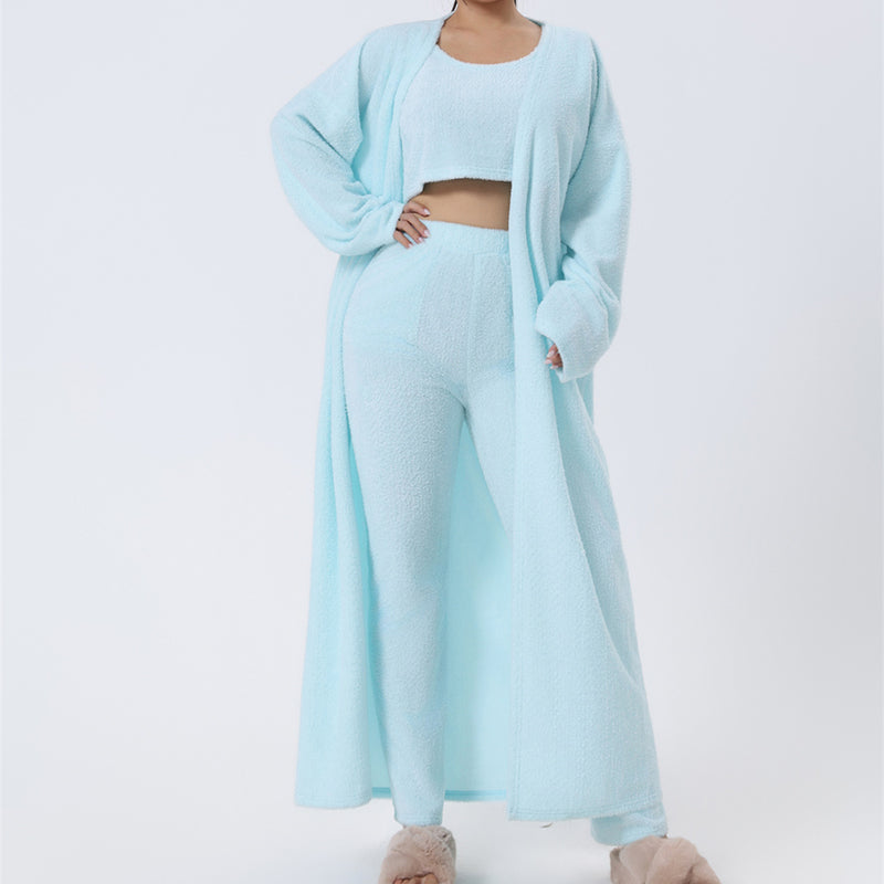 3-Piece Fuzzy Fleece Loungewear Set