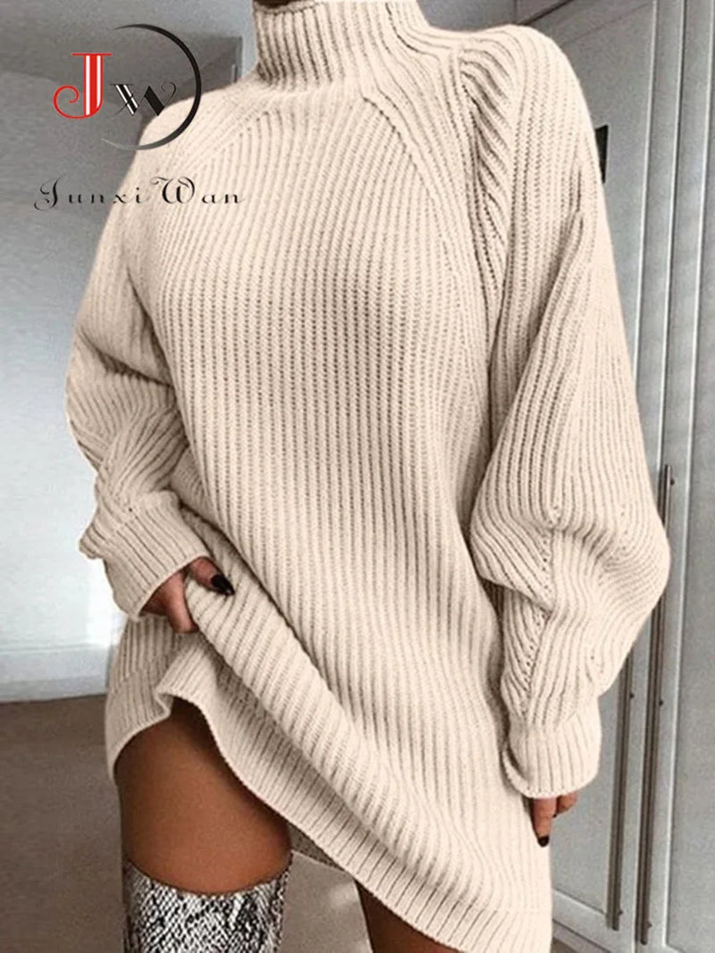 Turtleneck Oversized Knitted Sweater